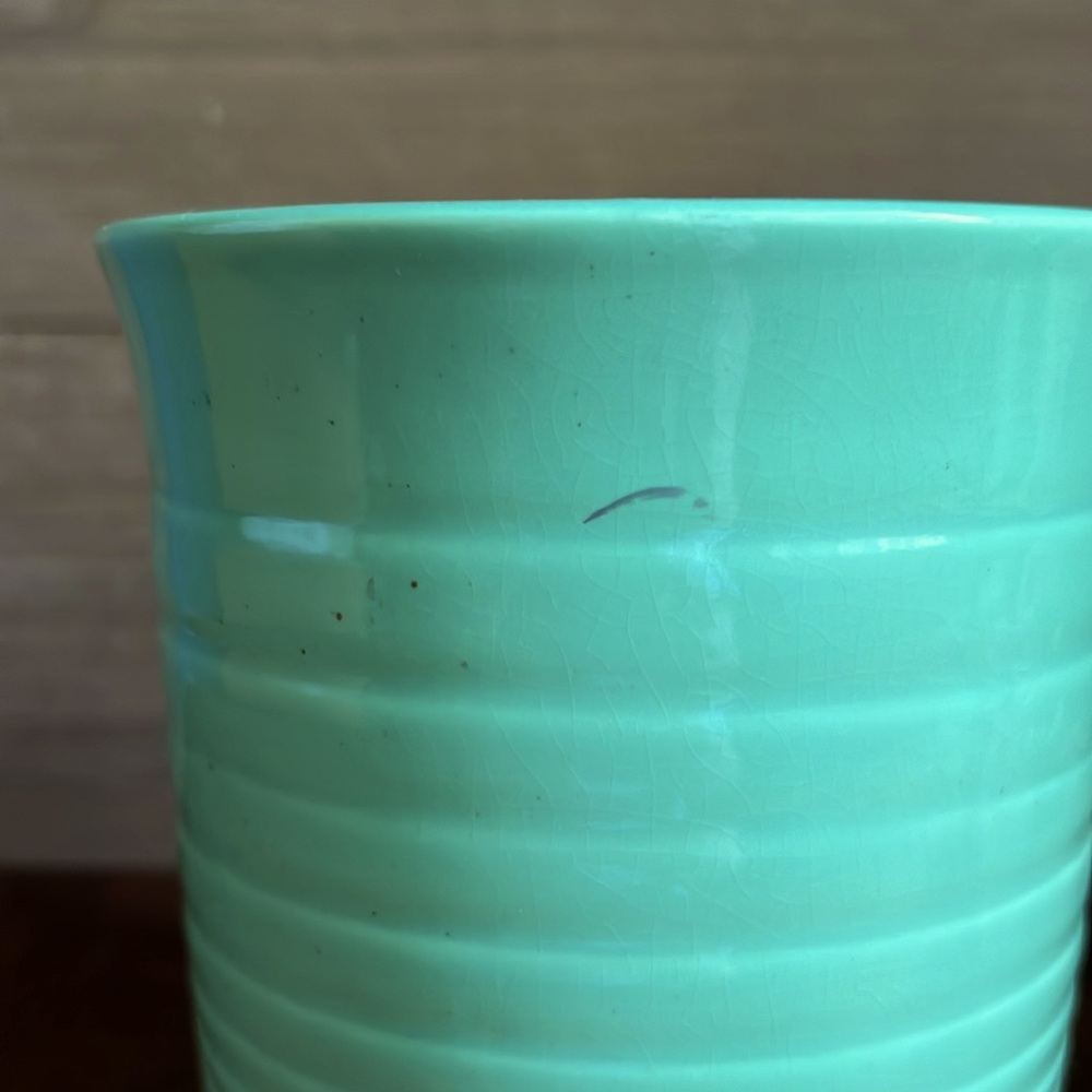 VTG | Heavy Stoneware Canister/Vase - Picture 3 of 8